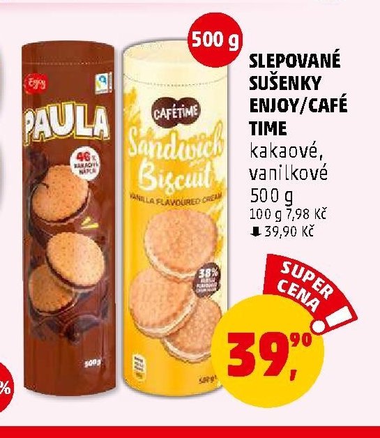 Slepované sušenky Enjoy/Café Time