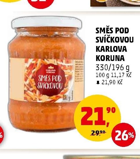 Směs pod svíčkovou Karlova Koruna 330/196 g