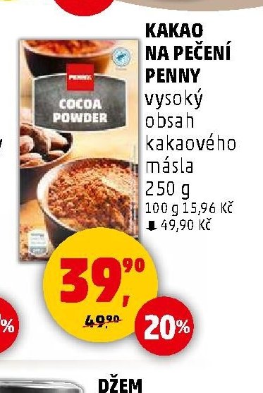 KAKAO NA PEČENÍ PENNY