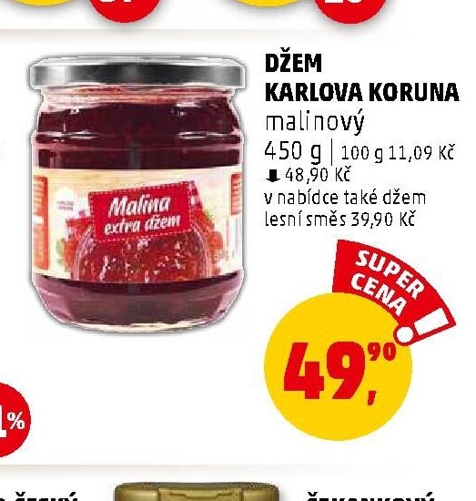 DŽEM KARLOVA KORUNA malinový