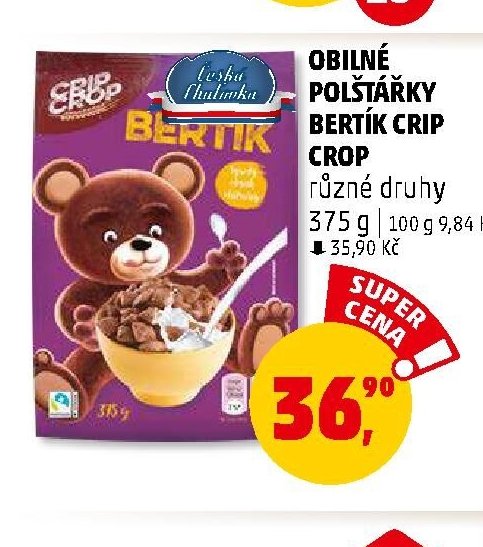 OBILNÉ POLŠTÁŘKY BERTÍK CRIP CROP