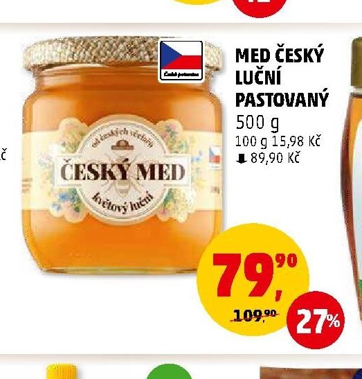 MED ČESKÝ LUČNÍ PASTOVANÝ