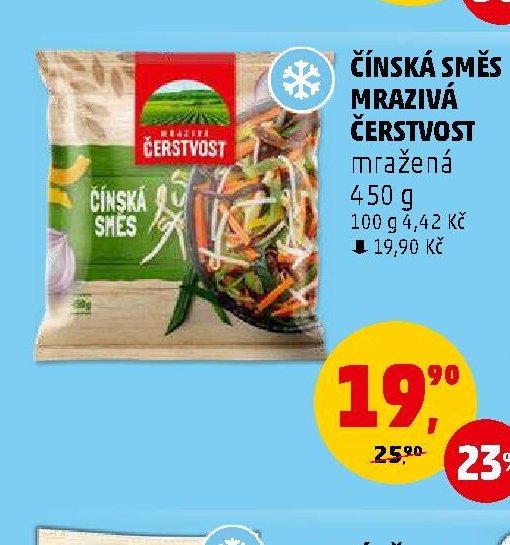 ČÍNSKÁ SMĚS MRAZIVÁ ČERSTVOST mražená 450 g