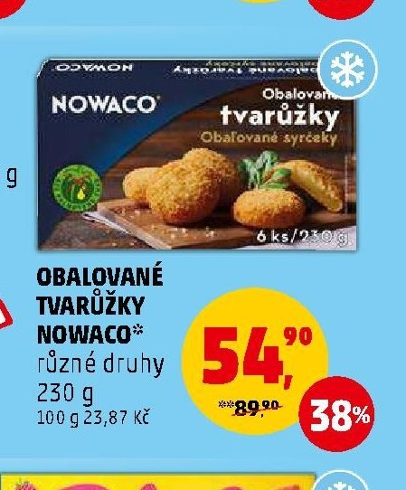 OBALOVANÉ TVARŮŽKY NOWACO různé druhy 230 g