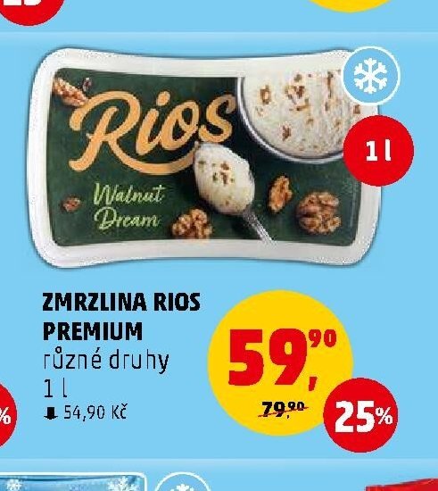 ZMRZLINA RIOS PREMIUM různé druhy 1 l