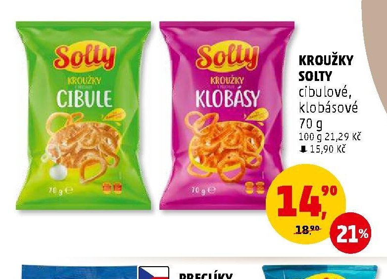 Kroužky Solty cibulové