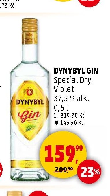 Dynybyl Gin Special Dry, Violet 37,5 % alk. 0,5l