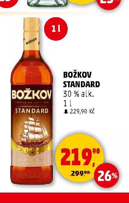 Božkov Standard 30 % alk. 1l