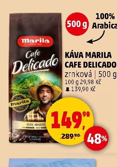 KÁVA MARILA CAFE DELICADO