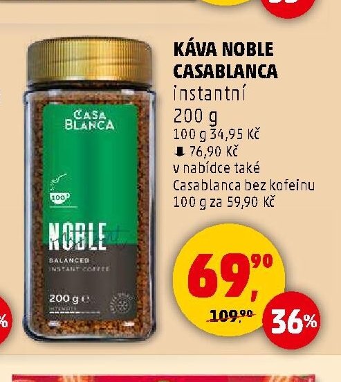 KÁVA NOBLE CASABLANCA