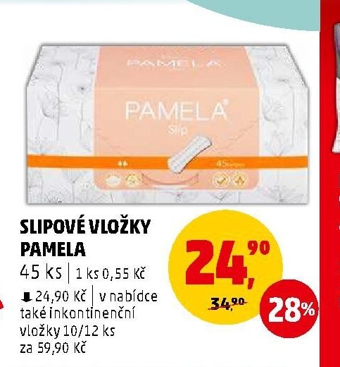 SLIPOVÉ VLOŽKY PAMELA
