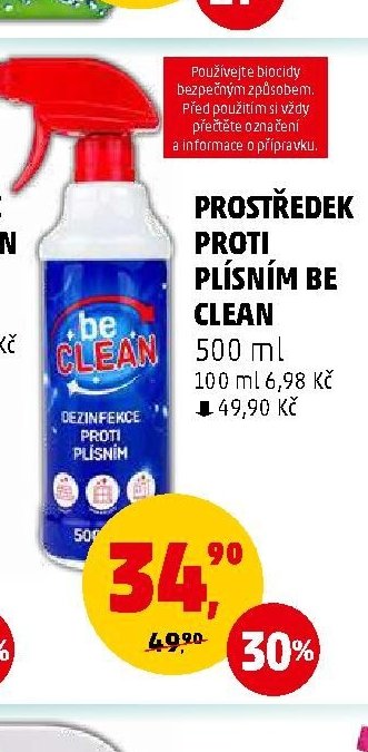 Prostředek proti plísním Be Clean 500 ml