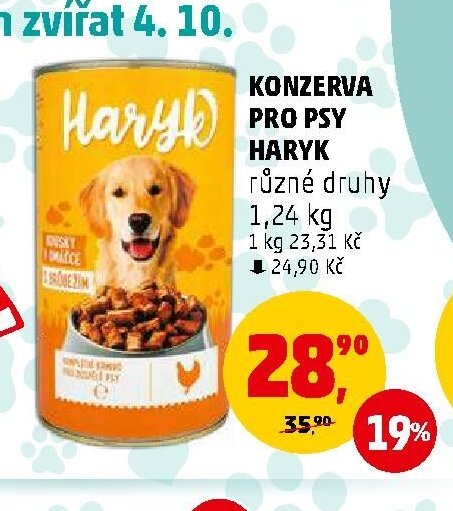 KONZERVA PRO PSY HARYK