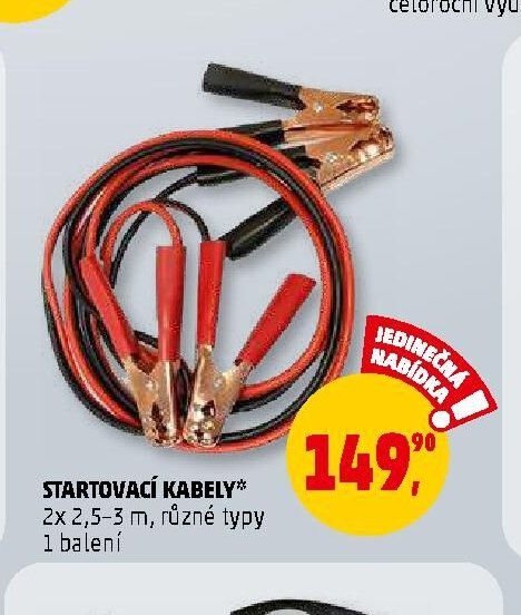 STARTOVACÍ KABELY*