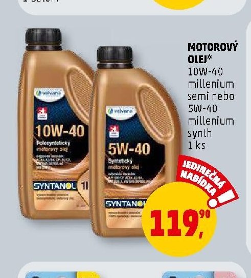 MOTOROVÝ OLEJ*