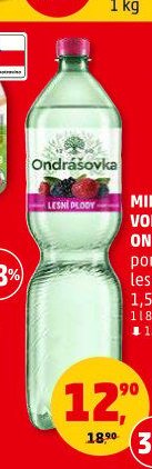 MINERÁLNÍ VODA ONDRÁŠOVKA pomeranč, lesní plody