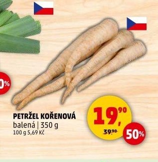 PETRŽEL KOŘENOVÁ balená