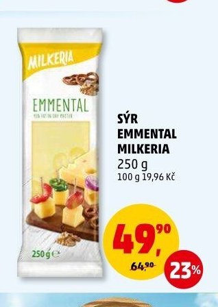 Sýr Emmental Milkeria 250 g