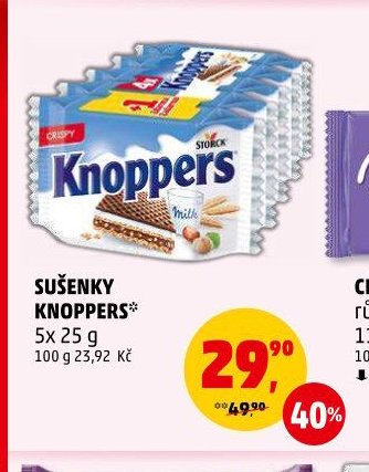Sušenky Knoppers