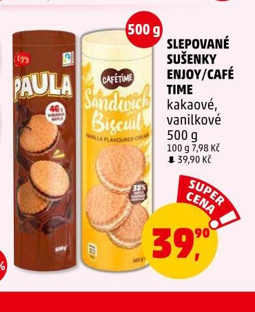 Slepované sušenky Enjoy/Café Time