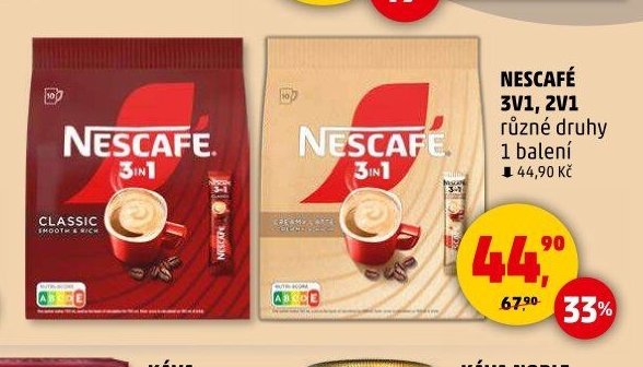 Nescafe 3v1, 2v1
