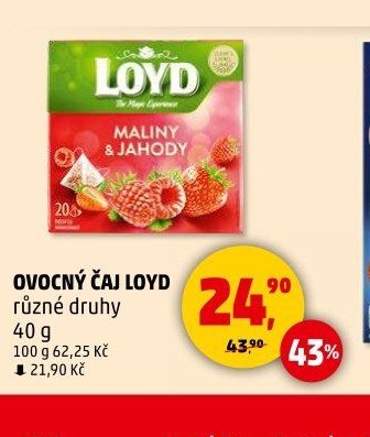 Ovocný čaj Loyd