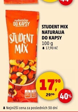 STUDENT MIX NATURALIA DO KAPSY 100 g
