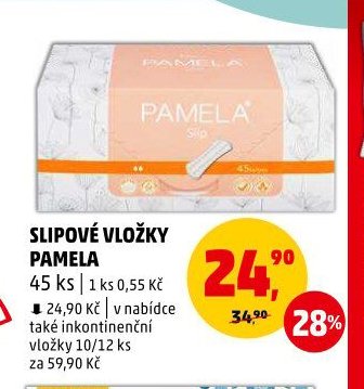 SLIPOVÉ VLOŽKY PAMELA 45 ks