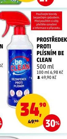 Prostředek proti plísním Be Clean