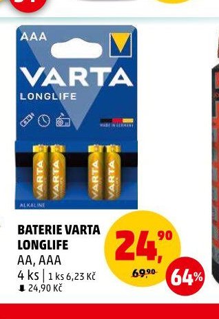 Baterie Varta Longlife