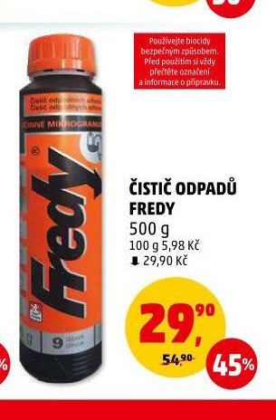 Čistič odpadů Fredy