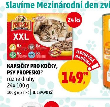 KAPSIČKY PRO KOČKY, PSY PROPESKO