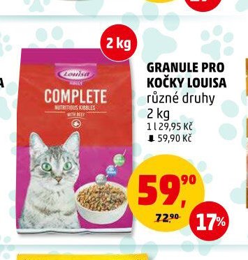 GRANULE PRO KOČKY LOUISA
