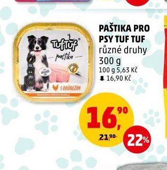 PAŠTIKA PRO PSY TUF TUF