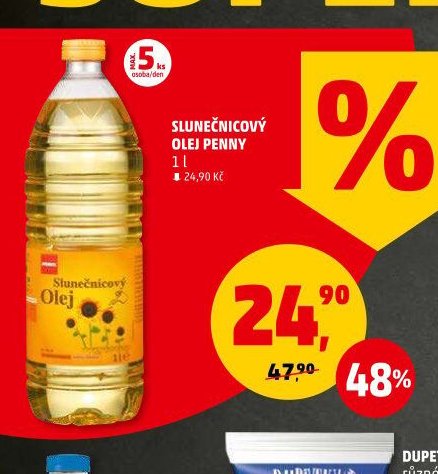 Slunečnicový olej Penny