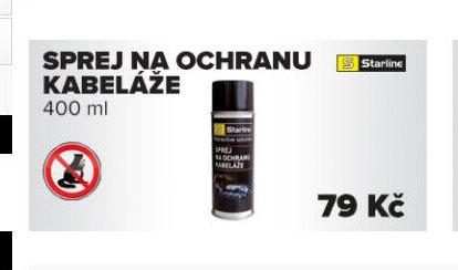 Sprej na ochranu kabeláže 400 ml