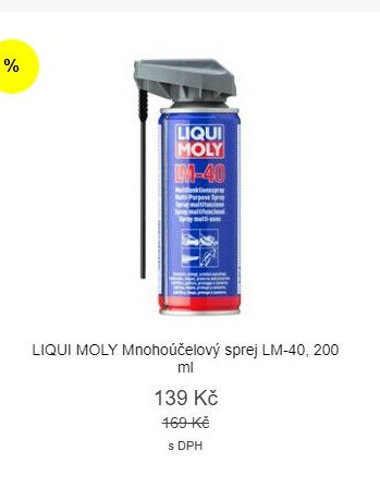 LIQUI MOLY Mnohoúčelový sprej LM-40, 200 ml