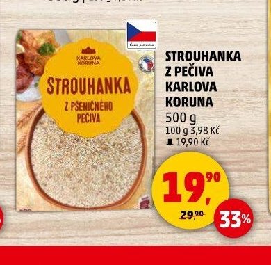 STROUHANKA Z PEČIVA KARLOVA KORUNA