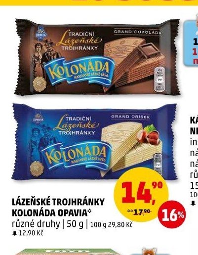 Lázeňské trojhránky Kolonáda Opavia