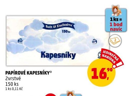 PAPÍROVÉ KAPESNÍKY 2vrstvé