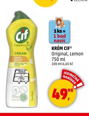 KRÉM CIF Original, Lemon