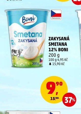 Zakysaná smetana 12% Boni