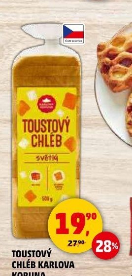 TOUSTOVÝ CHLÉB KARLOVA KORUNA