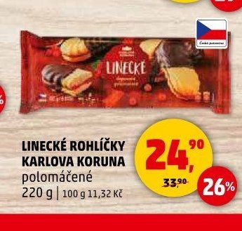 LINECKÉ ROHLÍČKY KARLOVA KORUNA