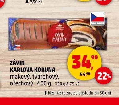 ZÁVIN KARLOVA KORUNA