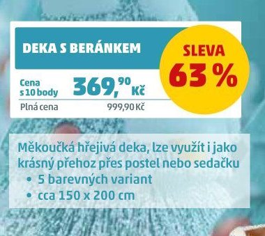 Deka s beránkem