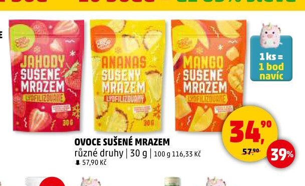 Ovoce sušené mrazem