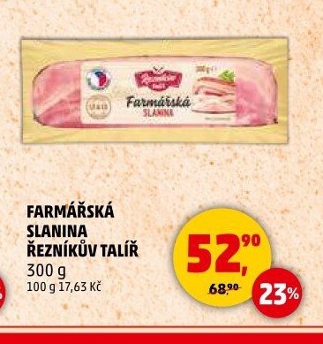 Farmářská slanina Řezníkův talíř 300 g