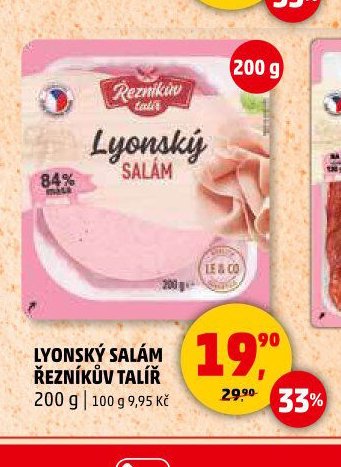 LYONSKÝ SALÁM ŘEZNÍKŮV TALÍŘ
