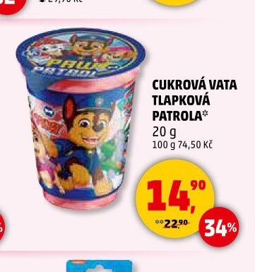CUKROVÁ VATA TLAPKOVÁ PATROLA